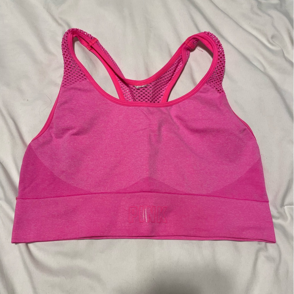 PINK SPORTS BRA - HOT PINK